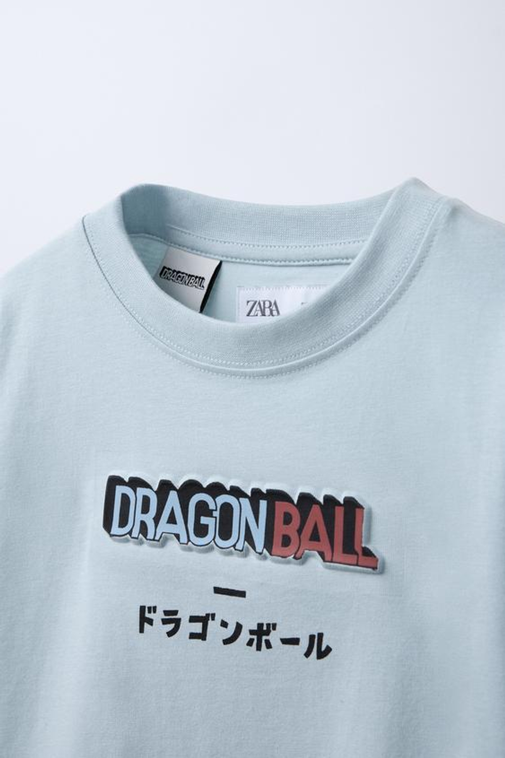 ZARA ФУТБОЛКА С ПРИНТОМ «ЖЕМЧУГ ДРАКОНА»©, СИНИЙ