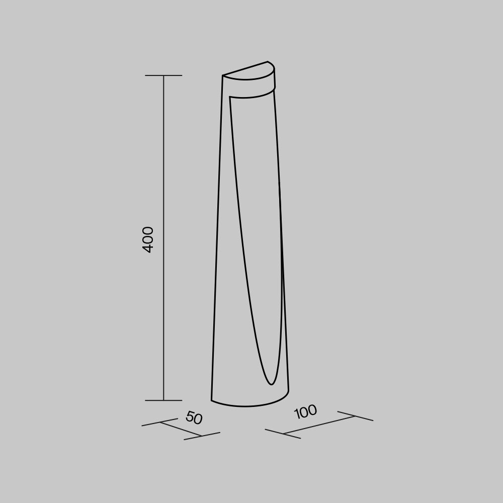 Ландшафтный светильник Maytoni Konus O463FL-L7GF3K