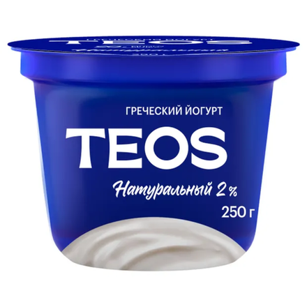 Йогурт Греческий TEOS Натуральный 250 гр