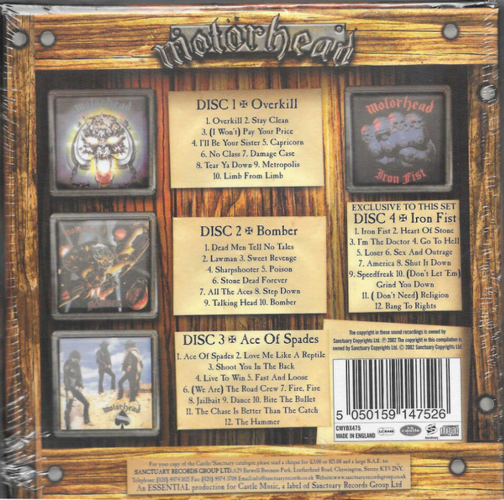 Motorhead / The Bronze Age (1979 - 1982)(Limited Edition)(4CD)