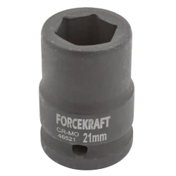 Головка ударная 3/4'', 21мм (6гр) FORCEKRAFT FK-46521