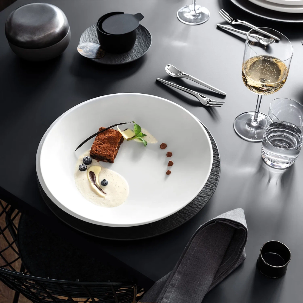 Villeroy & Boch Набор тарелок NewMoon на 2 персоны 10-4264-2620 + 10-4264-2700 + 10-4264-2640
