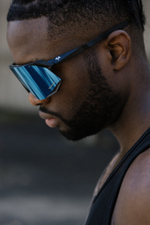 Спортивные очки 720armour Falcon / Matte Black / Ultra Blue Lens
