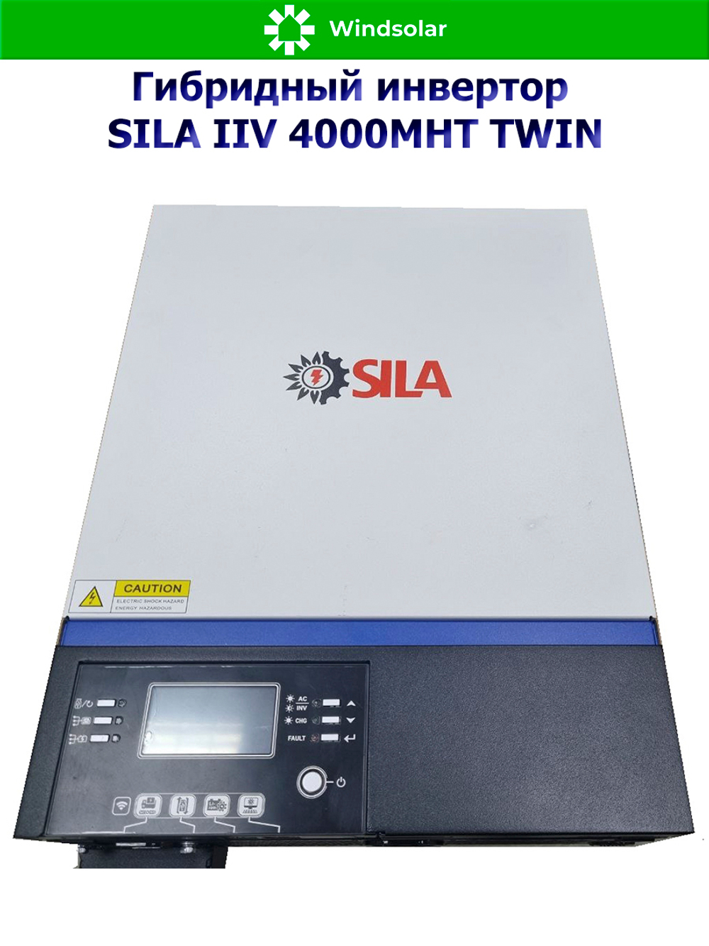Гибридный инвертор SILA IIV 4000MHT TWIN [4000W / 24V / PV 5kW 60-450 В / MPPT]