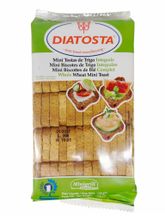 Мини-тосты цельнозерновые Diatostaс кунжутом 120 г