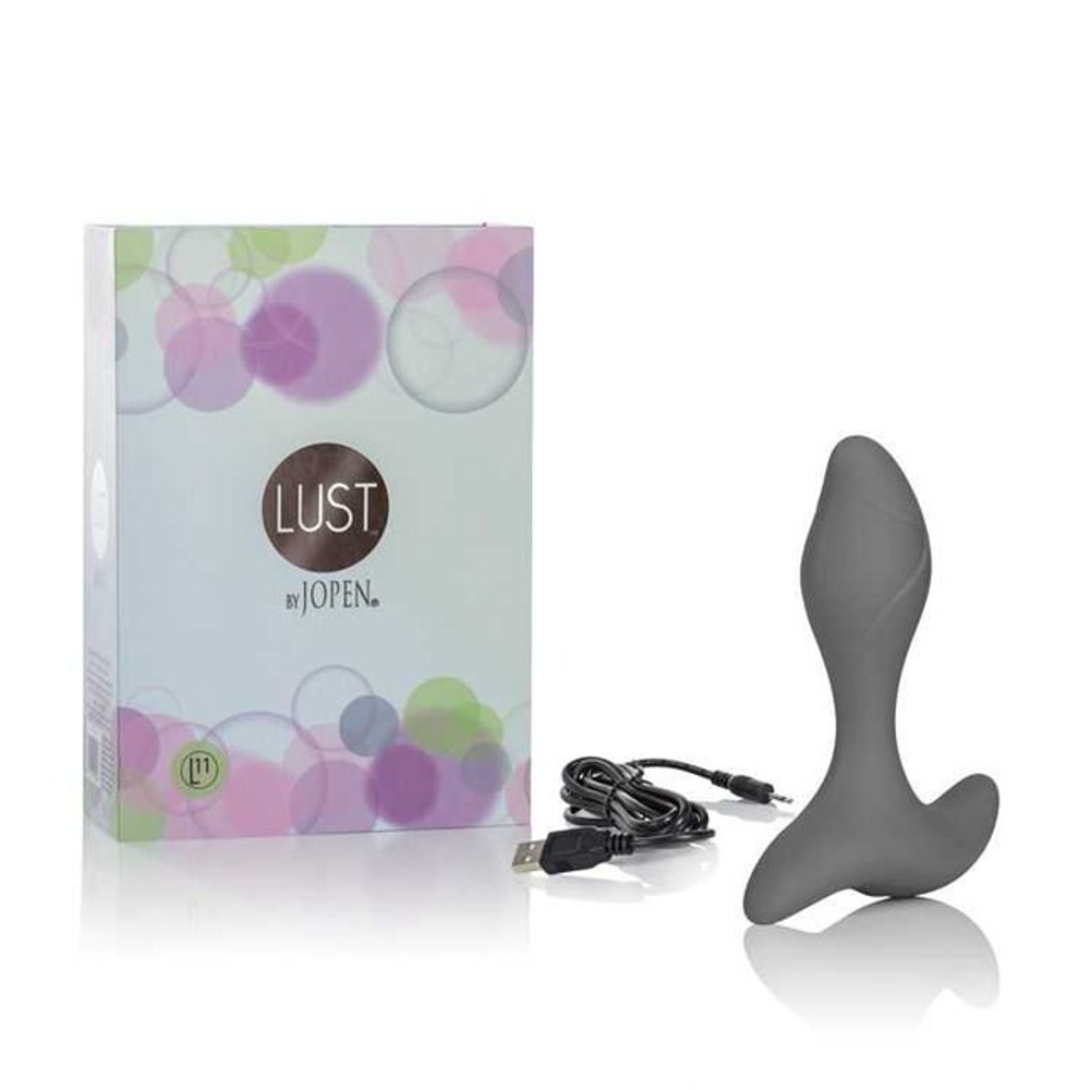 Вибромассажер простаты Lust by JOPEN L11 перезаряжаемый серый (Цвет: серый)