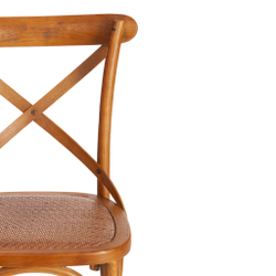 Стул CROSS BAR (mod.CE6002) дерево вяз, 49.5*52.5*117, Груша (№3)