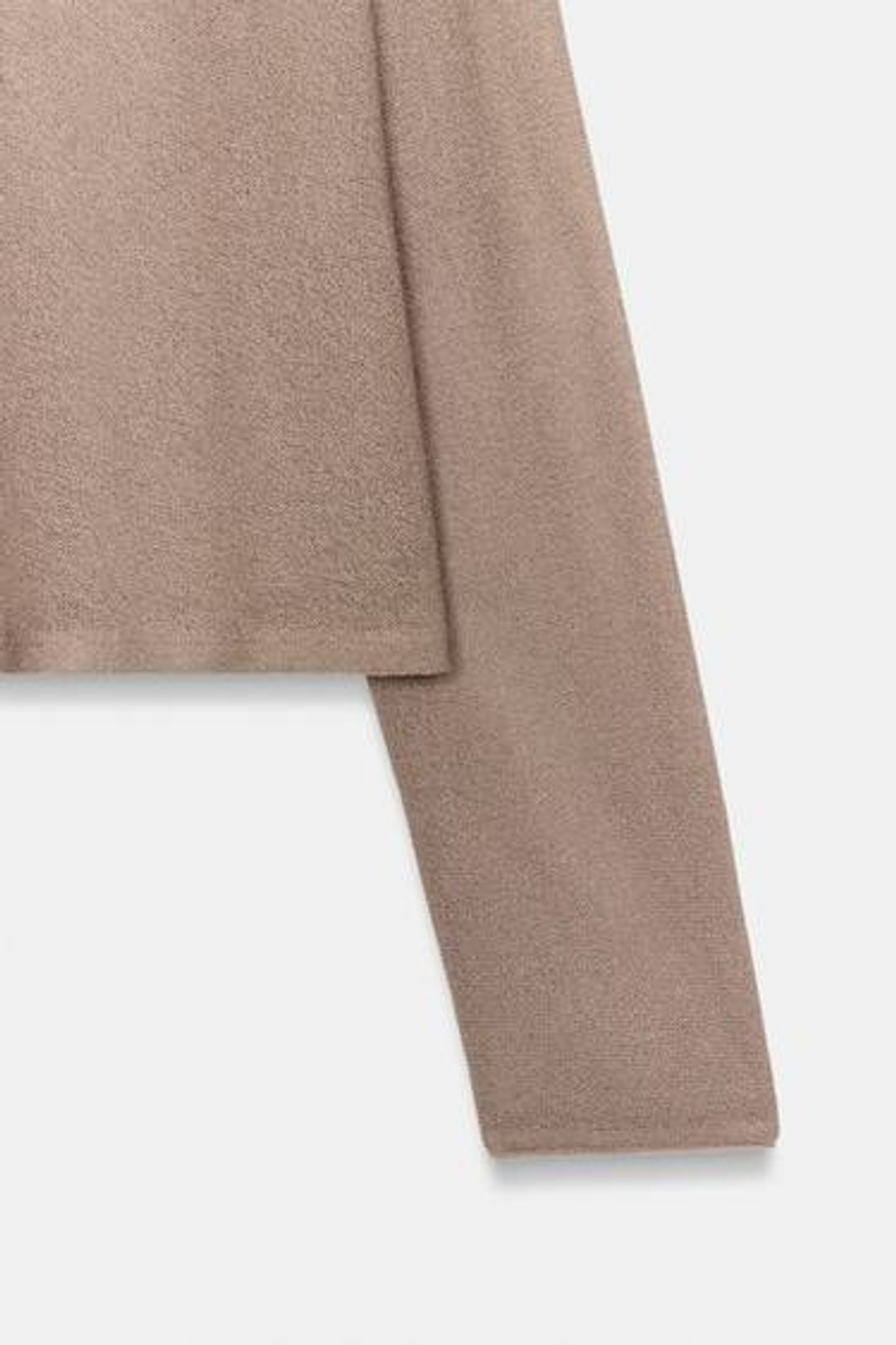 СВИТЕР С РУСТИКАЛЬНЫМ АЖУРНЫМ УЗОРОМ - ZARA
