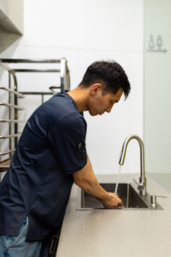 Китель поварской мужской Space graphite