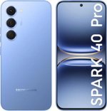 6.78" Смартфон TECNO Spark 40 Pro 8/256Gb,  NFC,  AMOLED,  144Гц,  5200мAч,  синий