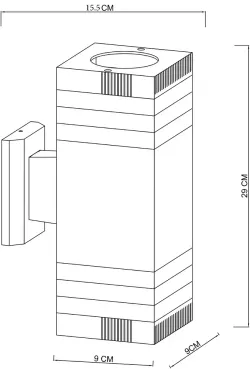 Уличный настенный светильник Arte Lamp
