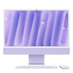 iMac 24" Retina 4,5K, M4 (10C CPU, 10C GPU, 2024), 24 ГБ, 1 ТБ SSD, фиолетовый