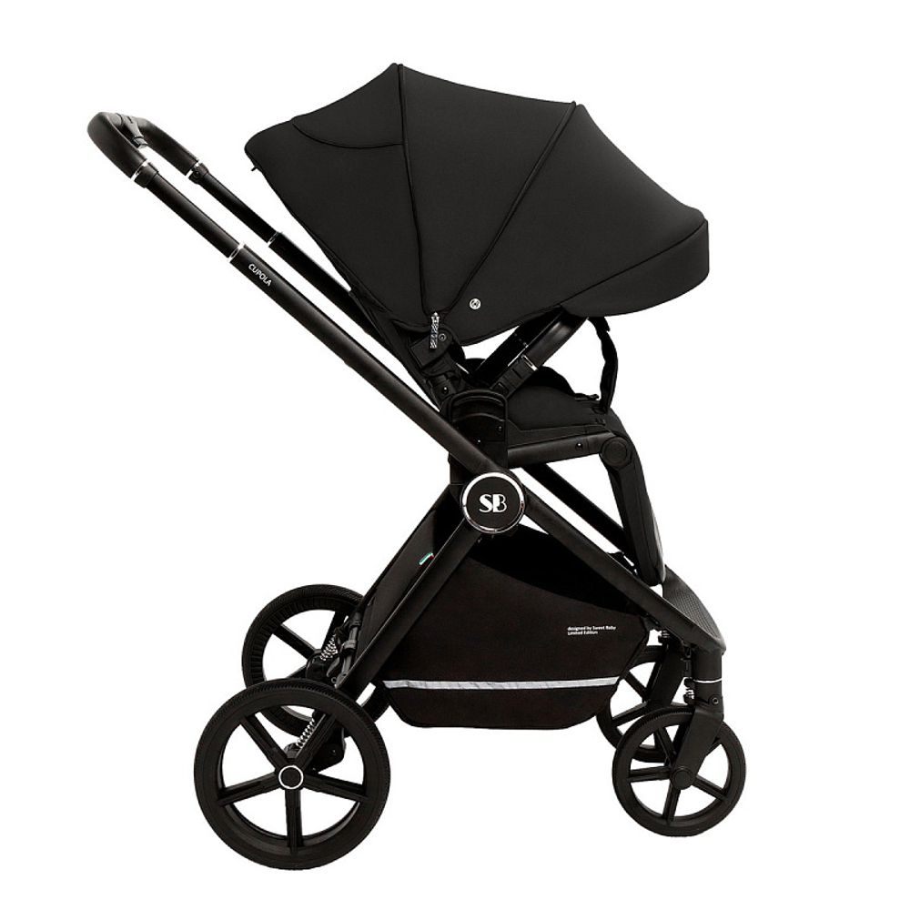Детская коляска Sweet Baby Cupola New 3 в 1 Moon Black