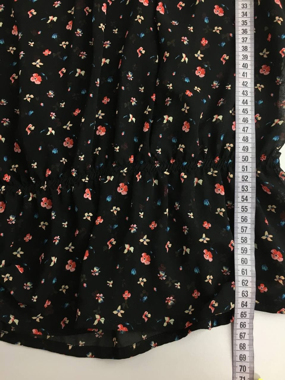 Блузка CAMAIEU с цветочным принтом 42 размер