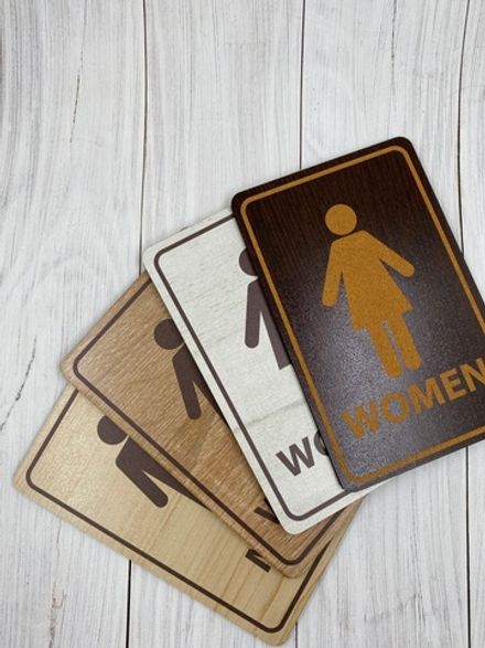 Табличка на туалет (пара М+Ж)