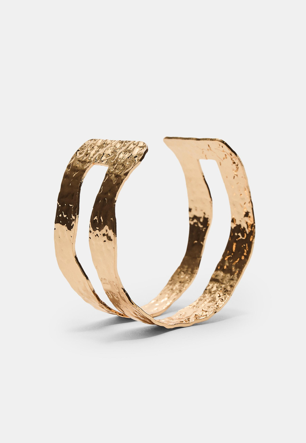 STRADIVARIUS Рельефный браслет, золотой