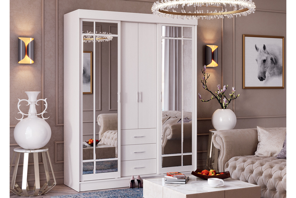 Шкаф-купе Маэстро, Сандал светлый