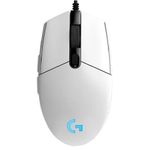 МЫШЬ LOGITECH G203 LIGHTSYNC CORDED GAMING MOUSE - WHITE - USB 910-005797