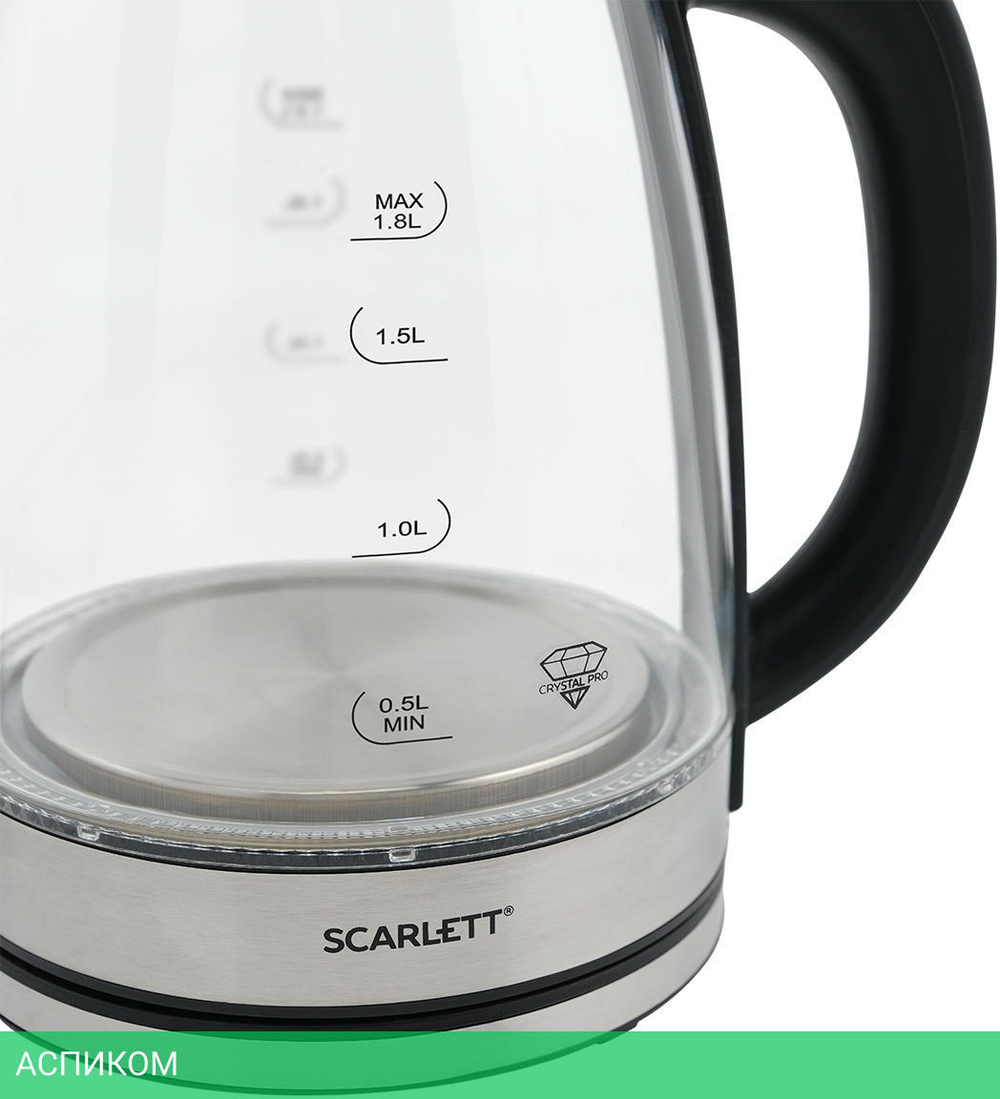 Электрочайник Scarlett SC-EK27G30 Steel