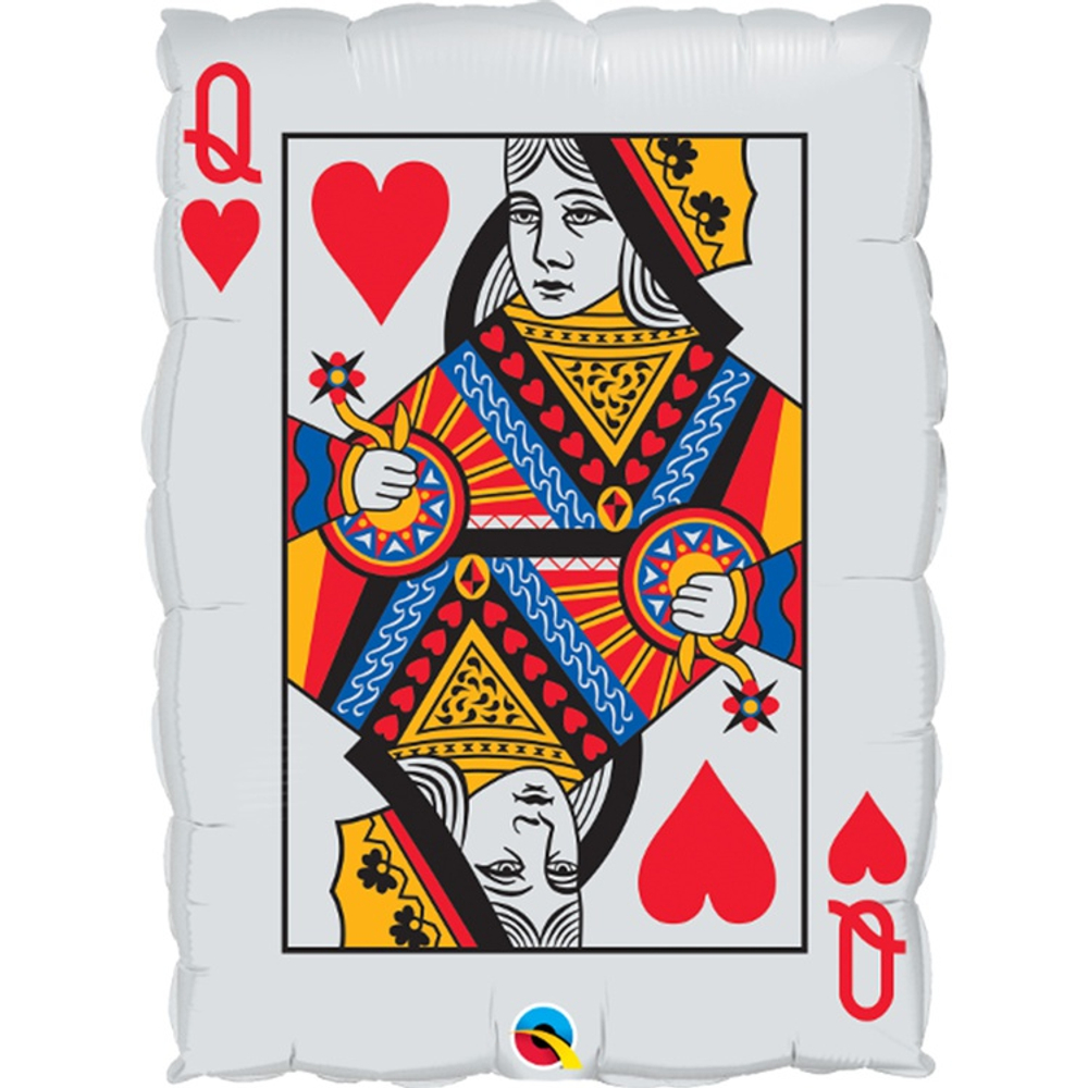 ФИГУРА Карта Дама червей 76 см