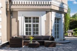 "Лунго" трансформирующаяся лаунж-зона из искусственного ротанга, цвет коричневый