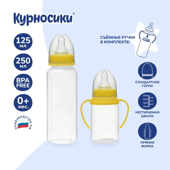 Набор для кормления Курносики 250 мл