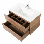 Тумба с раковиной BelBagno KRAFT 100 2C-SO/BB1000ETL Rovere Tabacco