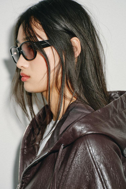 ZARA КУРТКА С КАПЮШОНОМ, КОРИЧНЕВЫЙ