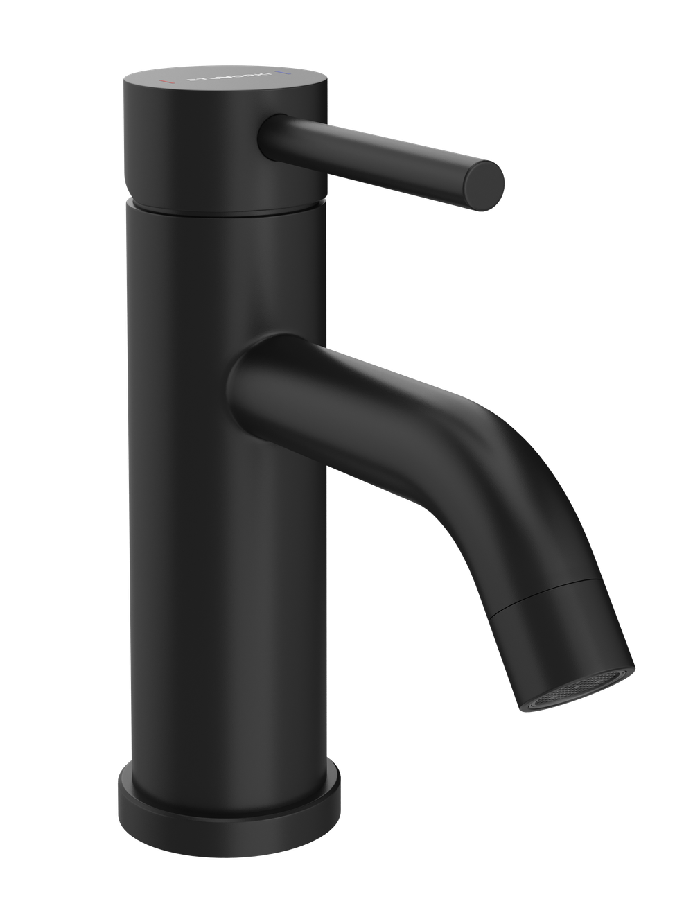 Смеситель для раковины STWORKI Киркенес S45010BK матовый черный