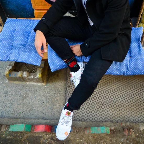 Носки "Алая роза", р-р 36-43 (черный)