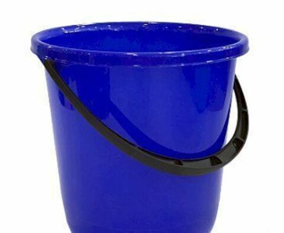 Ведро пластиковое Svip Классика без крышки, синее, 12 литров