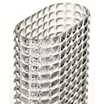 Ваза tiffany, 29 см, прозрачная