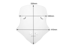 DU017T WRS TOURING CLEAR WINDSCREEN (MTS V4)