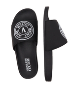 Шлепанцы Versace Jeans Couture - черный(75YA3SQ3ZS192)