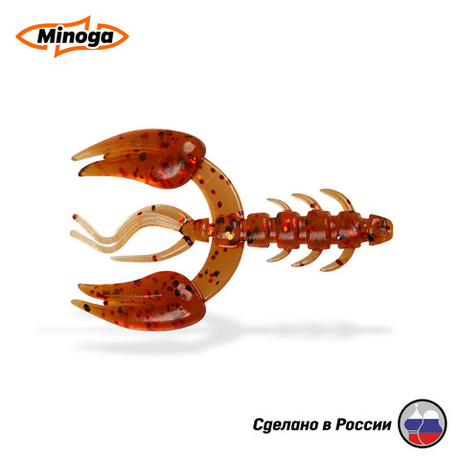 Силиконовая приманка "Minoga" JAGGER 3,0"(4шт) 75мм, 6гр, цвет 003