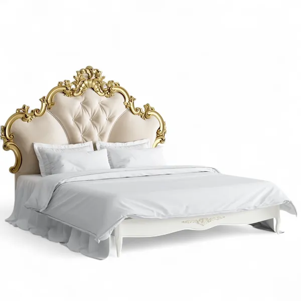 Кровать с мягким изголовьем 180*200