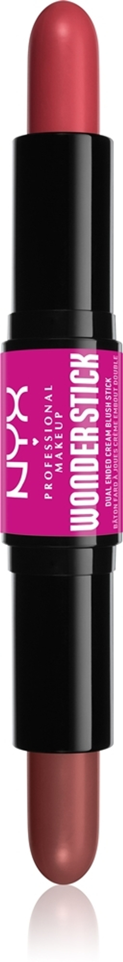 NYX Professional Makeup Wonder Stick Cream Blush - Двусторонний контурный стик, 2× 4 g