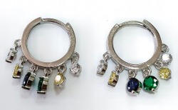 Ювелирные серьги из серебра 925 пробы Эстерелла