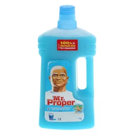 Mr Proper моющая жидкость для полов и стен Океан 1л