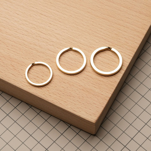 Кольцо для ключей, цвет Золото