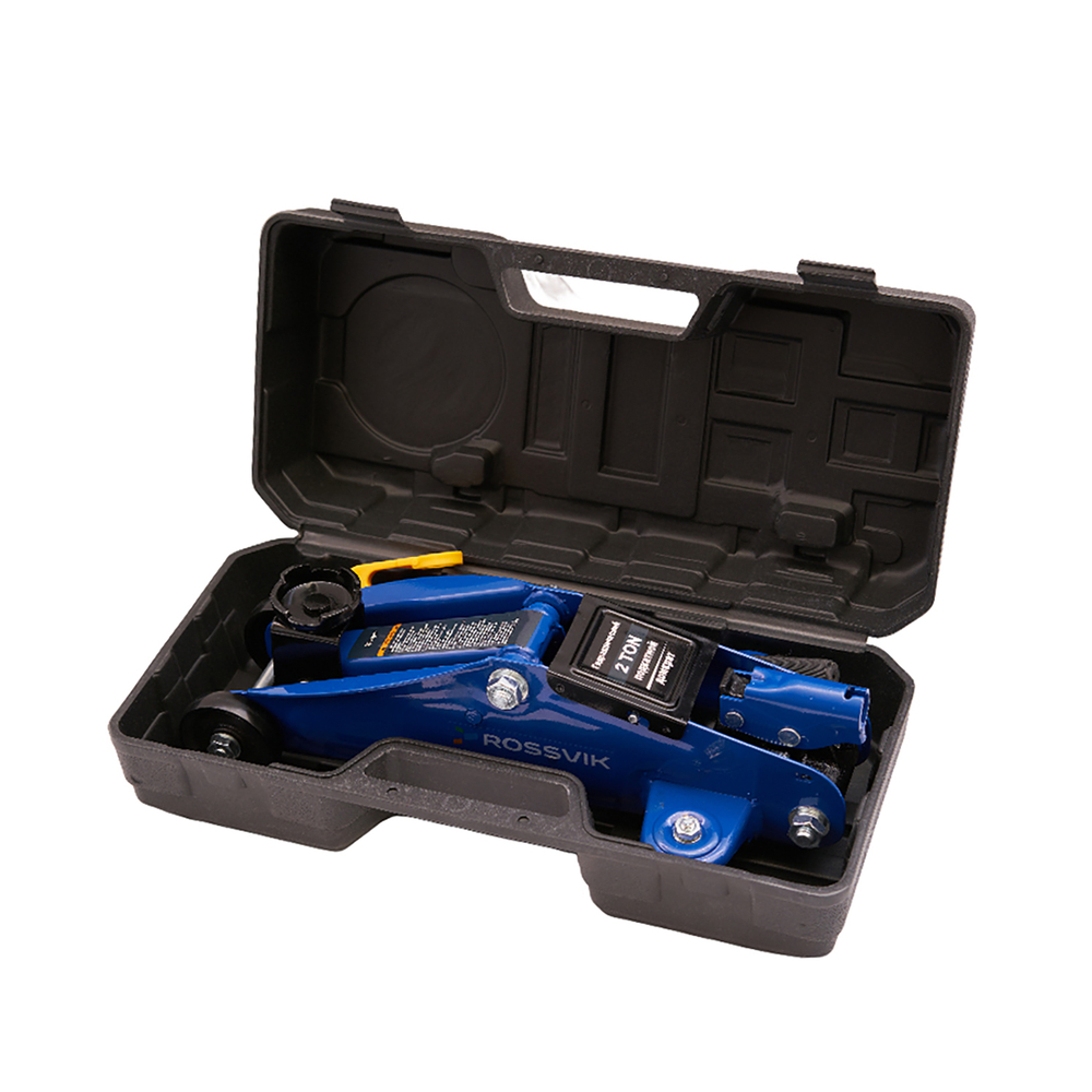 Домкрат подкатной ROSSVIK V1.5, г/п 1,5т, 130-300мм в кейсе