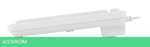 Клавиатура Acer OKW123 белый (ZL.KBDEE.00D)