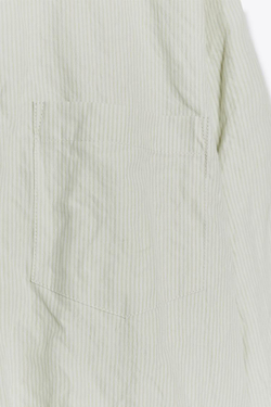 ZARA РУБАШКА В ПОЛОСКУ ИЗ ЖАТОЙ ТКАНИ — ZW COLLECTION, ПОЛОСКИ