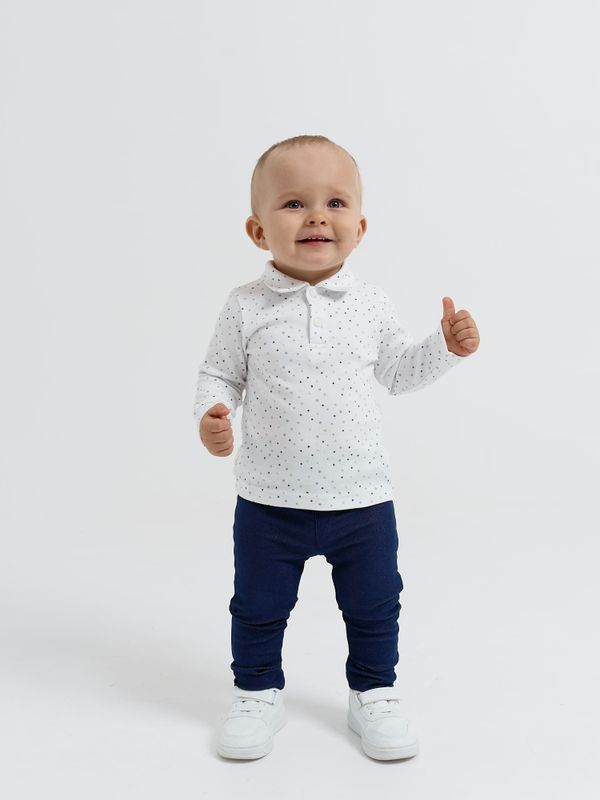 Рубашка с воротником поло 