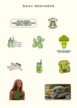 Объемный стикер-пак Daily Reminder 5