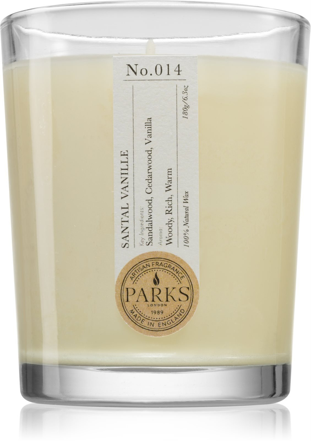 Parks London Home Santal Vanille - ароматическая свеча /   180  g  / GTIN 5039143011586