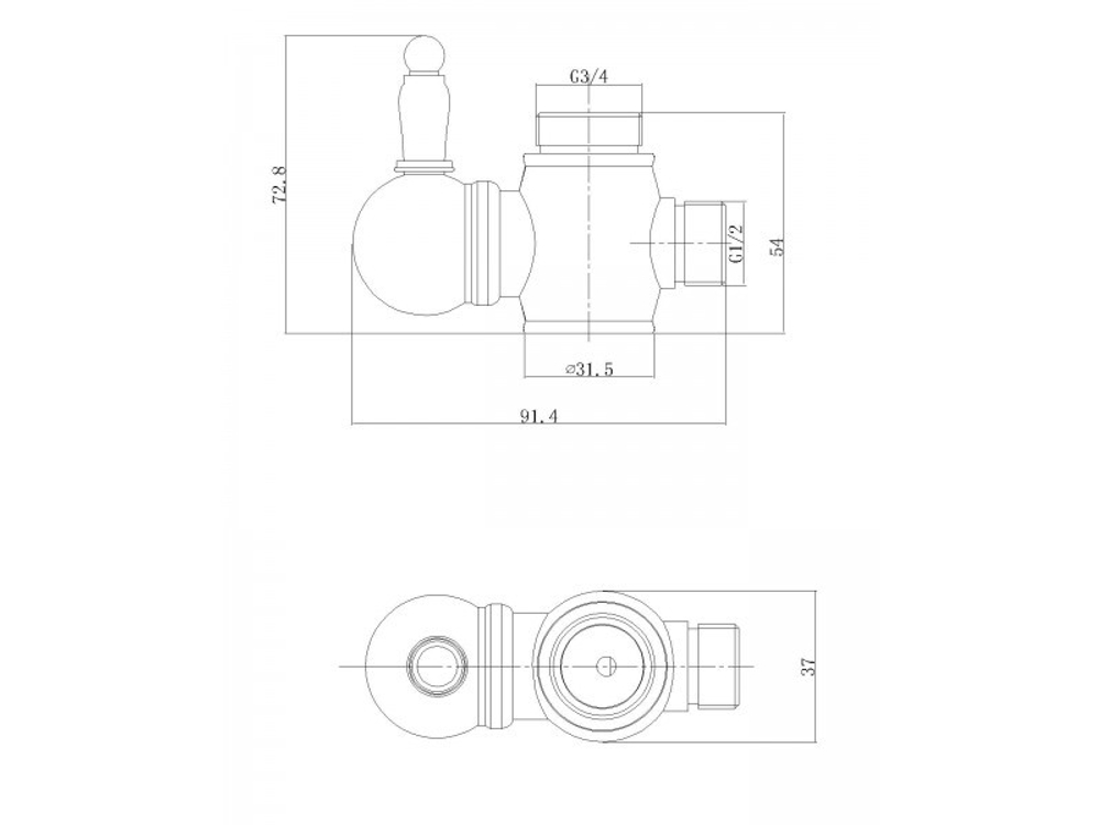 Душевая система Aksy Bagno Prestigio Ps701-2005-2004-Bronze