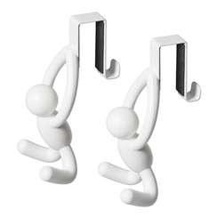 Набор надверных крючков buddy, белый, 2 шт.