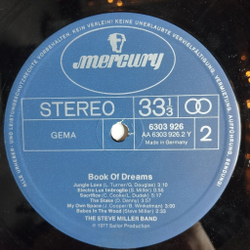 Винтажная виниловая пластинка LP The Steve Miller Band Book Of Dreams (Germany 1977)