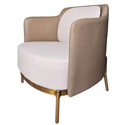 Кресло Pied de Poule, бежевое